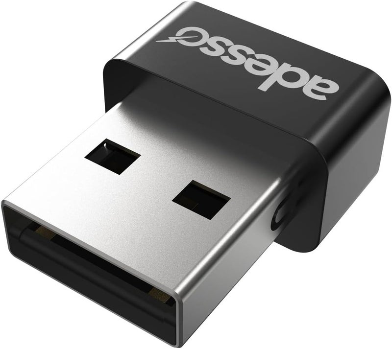 Adesso USB Fingerprint Reader Windows Hello Compatible Built-in Biometric Security AES256 Encryption Made in Taiwan TAA Compliant AFP-100-TAA - Image 2